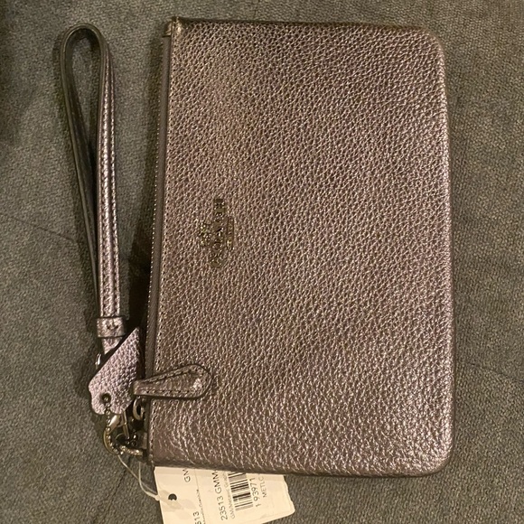 NWT!!! Coach Metallic Graphite 3 piece set firm - Picture 5 of 11